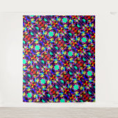 Kleurige verfauto met een kleur wandkleed (Voorkant)