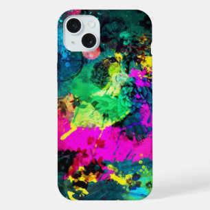 kleurige verfsplaat iPhone 15 plus case