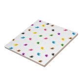 kleurige vis tegeltje (Zijkant)