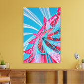 Kleurige Wiel Canvas Afdruk (Insitu (Woonkamer))