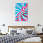 Kleurige Wiel Canvas Afdruk (Insitu (Slaapkamer))