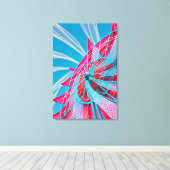 Kleurige Wiel Canvas Afdruk (Insitu (Houten vloer))