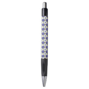 Kleurillustratie Fancy vormen, grijs en blauw Pen