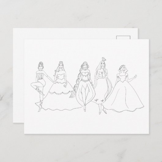 kleuring feestdagenkaart (Voorkant / Achterkant)