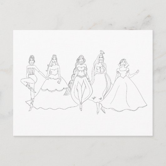 kleuring feestdagenkaart (Voorkant)