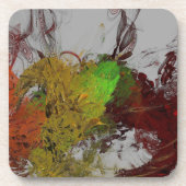 Kleurinvasie Bier Onderzetter (Voorkant)