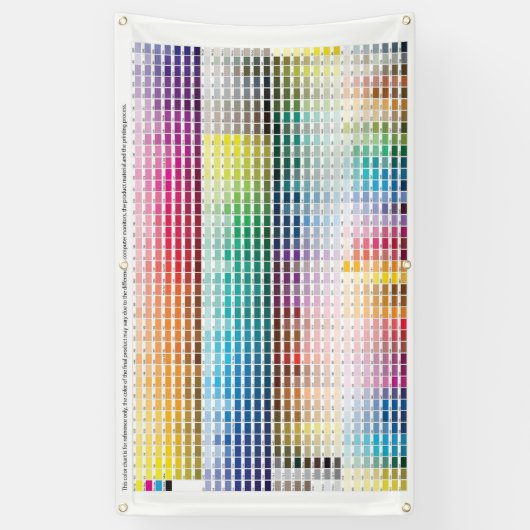 kleurkaart spandoek (Verticaal)