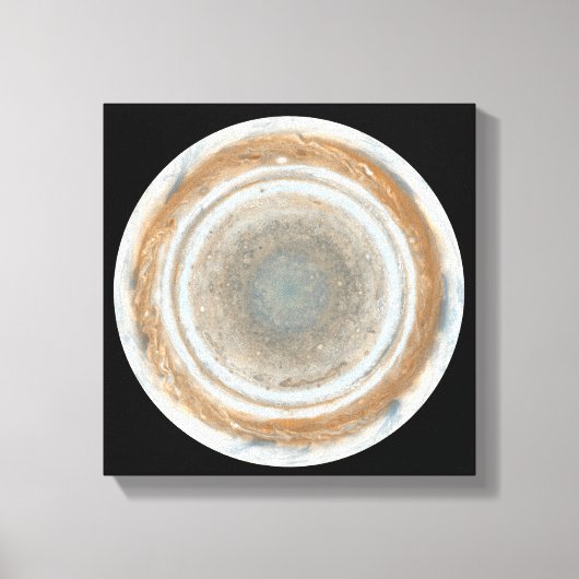 Kleurkaart van Jupiter Canvas Afdruk (Voorkant)