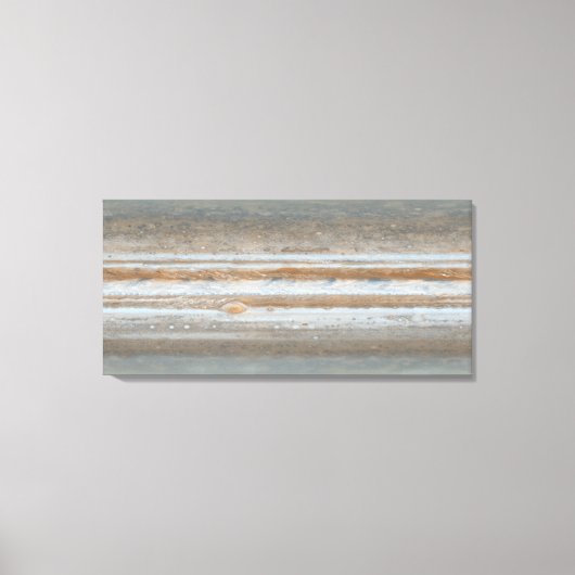 Kleurkaart van Jupiter Canvas Afdruk (Voorkant)