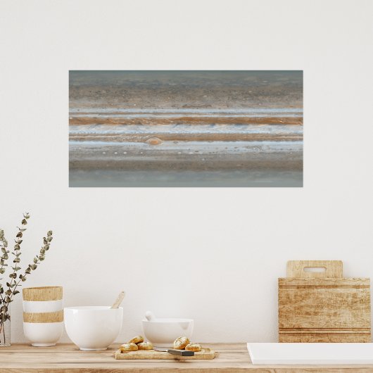 Kleurkaart van Jupiter Poster (Keuken)