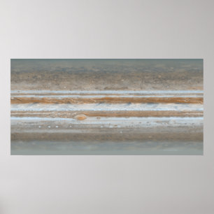 Kleurkaart van Jupiter Poster