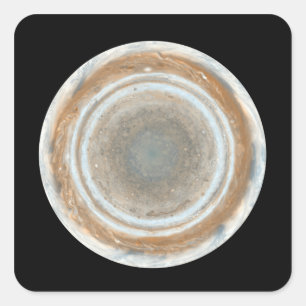 Kleurkaart van Jupiter Vierkante Sticker