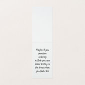 Kleurkaart voor schildpad visitekaartje (Binnenkant ongevouwen)