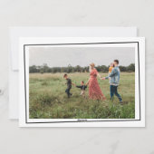 Kleurkaarten voor kerstfoto's voor vakantie feestdagenkaart (Achterkant)