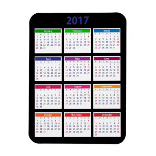 kleurkalender 2017 magneet