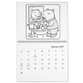 Kleurkalender met Capybara's Kalender (Feb 2027)