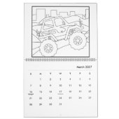 Kleurkalender Monster Truck Kalender (Mar 2027)