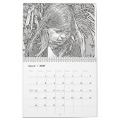 Kleurkalender voor volwassenen kalender (Mar 2027)