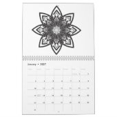 Kleurkalender voor volwassenen kalender (Jan 2027)