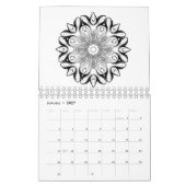 Kleurkalender voor volwassenen kalender (Jan 2027)