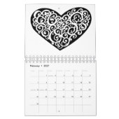 Kleurkalender voor volwassenen kalender (Feb 2027)