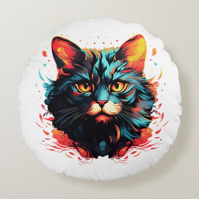 KLEURKAT ROND KUSSEN (Voorkant)