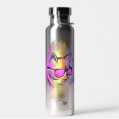 Kleurkat zonnebril waterfles (Links)