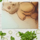 Kleurkeukenhanddoek - Teddy Theedoek (Gevouwen)