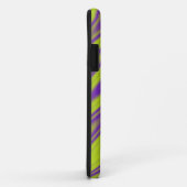 Kleurklassen ZigZag Stripes - groen violet Case-Mate iPhone Case (Achterkant/rechts)
