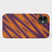 Kleurklassen ZigZag Stripes - oranje violet Case-Mate iPhone Case (Achterkant (horizontaal))
