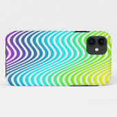 Kleurklassen ZigZag Waves - geel blauw roze Case-Mate iPhone Case (Achterkant (horizontaal))