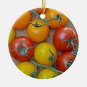 Kleurkleine tomaten keramisch ornament (Voorkant)