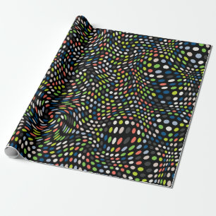 Kleurkleur kleine stippen achtergrond. cirkels gol cadeaupapier
