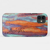 Kleurkleurendrukkorrelstructuur Retro Case-Mate iPhone Case (Achterkant (horizontaal))