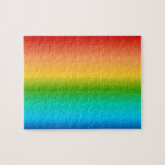 Kleurkleurgradiënt regenboog legpuzzel<br><div class="desc">regenboog,  kleurrijk,  multicorkleurig,  multicolor,  homo,  homoseksueel,  vlag,  gradiënt,  LGBT,  ,  mooi,  kleuren,  kleurrijk,  multicolor,  multicolor,  homoseksualiteit,  lesbisch,  trots,  biseksueel,  transseksueel,  hippie,  hippie,  spectrum,  kleuren,  helder,  levendig,  gelukkig,  prisiend,  abstract,  rood,  oranje ,  geel,  groen,  blauw,  roygbiv,  regenbogen,  glad,  modern,  hedendaags,  stijlvol,  design,  grafisch, </div>