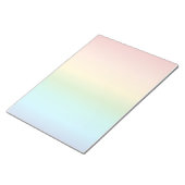 Kleurkleurgradiënt regenboog notitieblok (Schuin)