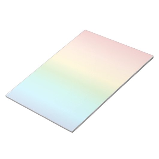 Kleurkleurgradiënt regenboog notitieblok (Schuin)