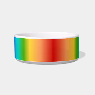 Kleurkleurgradiënt regenboog voerbakje