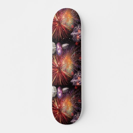 Kleurkleurig Fireworks-schermpatroon Skateboard (Voorkant)