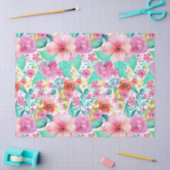 Kleurkleurig flessenpatroon tissuepapier (Craft)