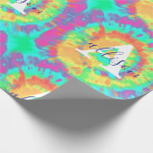 Kleurkleurig gepersonaliseerd verpakkingspapier cadeaupapier (Hoek)