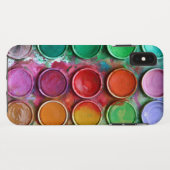 Kleurkleurig kleurenvak Paletpatroon Case-Mate iPhone Case (Achterkant (horizontaal))
