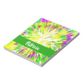 Kleurkleurig patroon van kleurstofkleurige kleurst notitieblok (Linkerzijde)