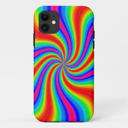 Kleurkleurig pinrad Case-Mate iPhone case (Achterkant)