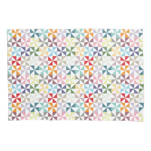 Kleurkleurig pinrad kussensloop (Voorkant)