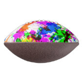 Kleurkleurig spierontwerp american football (Gedraaid 90)