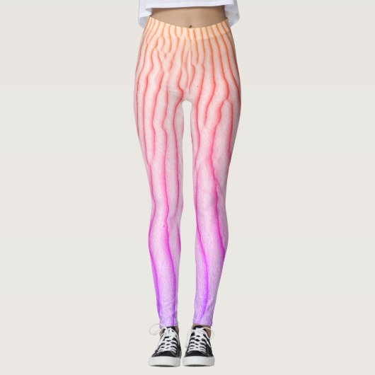 Kleurkleurig vlekzand leggings (Voorkant)