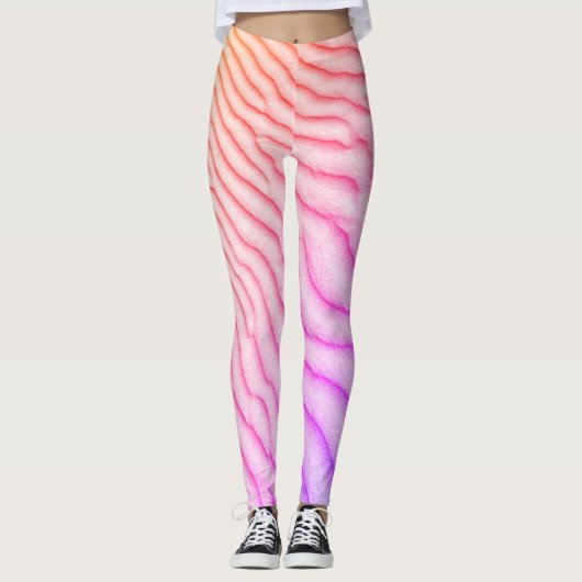 Kleurkleurig vlekzand leggings (Voorkant)