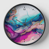 Kleurkleurige abstracte stromende inktkleuren acht (Voorkant)