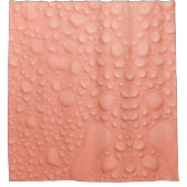 Kleurkleurige achtergrond met waterdruppels douchegordijn (Voorkant)